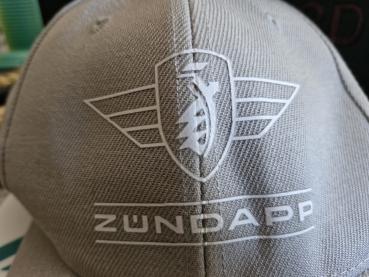 ZÜNDAPP Vintage Base Cap – Grau mit weißem Logo